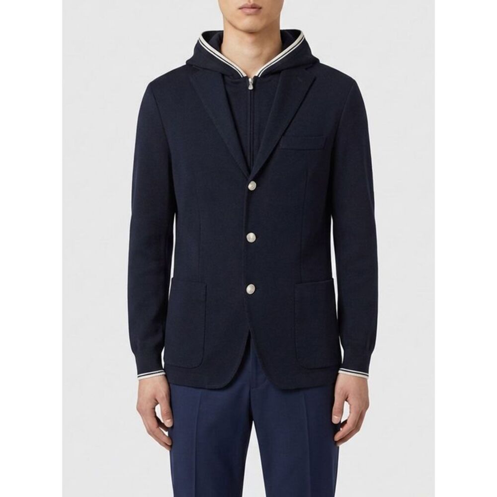 Eleventy Jacket Men Blue